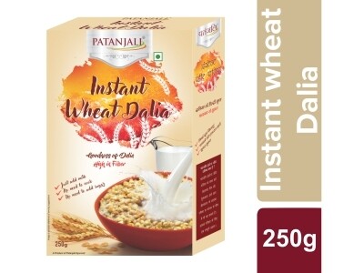 Patanjali Instant Wheat Dalia (Buy 1 get 1 free)250g​