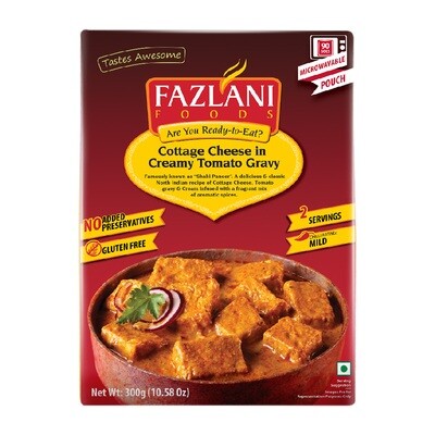 Paneer Masala (Creamy Tomato Curry) Ready To Eat