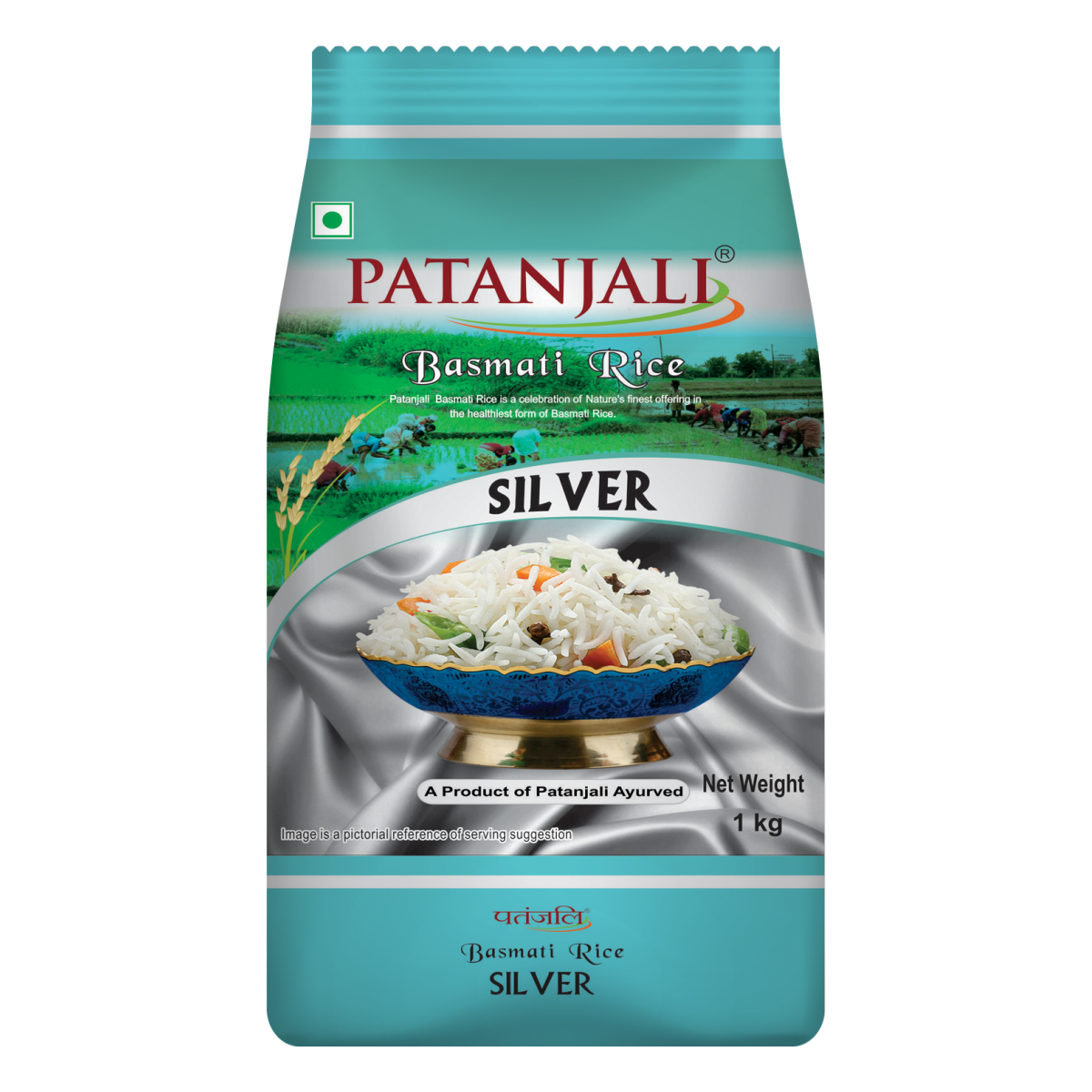 Patanjali Silver Basmati Rice (Long Grain) 1Kg