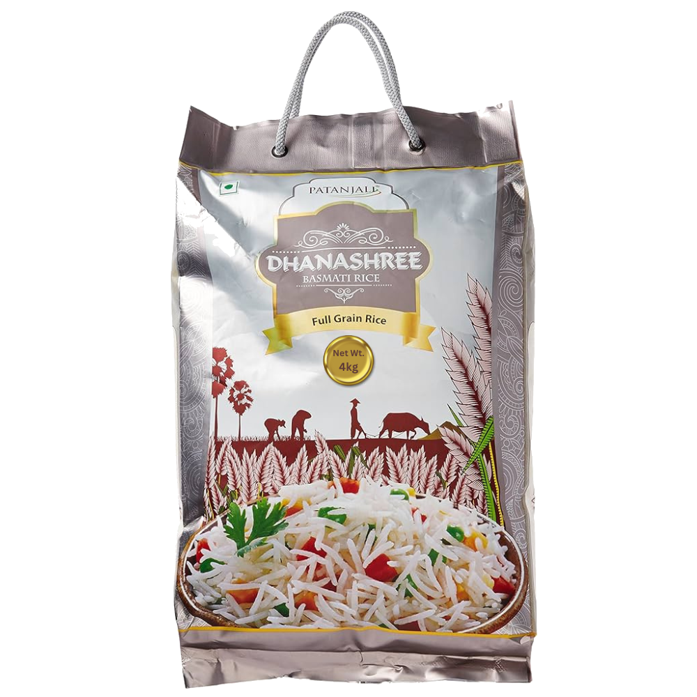 Patanjali Dhanashree Long Basmati Rice 4kg
