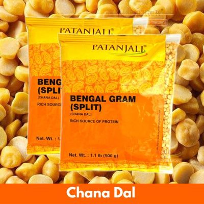 Patanjali Chana Dal (Bengal Gram Split) 500g/1Kg