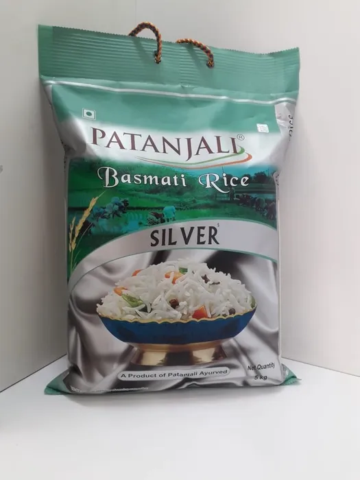 Patanjali Silver Basmati Rice (Long Grain) 5Kg