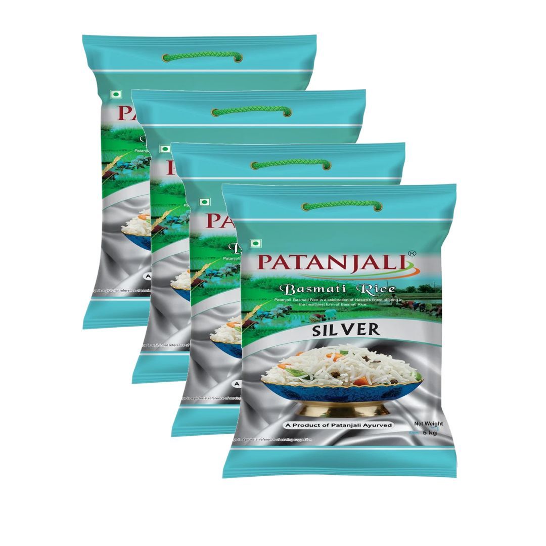 Patanjali Silver Basmati Rice (Long Grain) 20 Kg