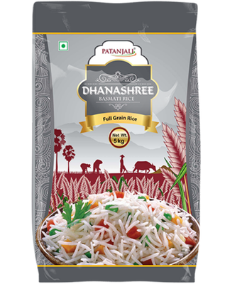 Patanjali Dhanashree Long Basmati Rice 5kg