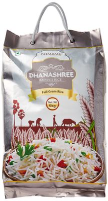 Patanjali Dhanashree Basmati Rice (Extra Long) 5kg