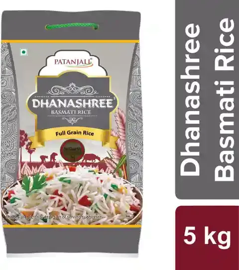Patanjali Dhanashree Basmati Rice (Extra Long) 5kg