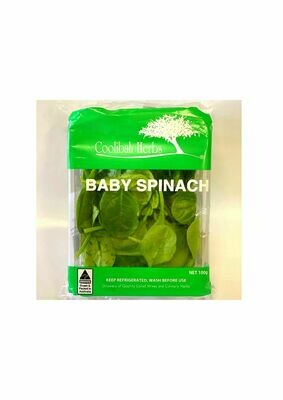 SALAD - BABY SPINACH LEAVES - (PRE PACK 200G)