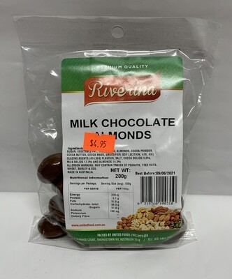 Milk Chocolate Almonds (200g)