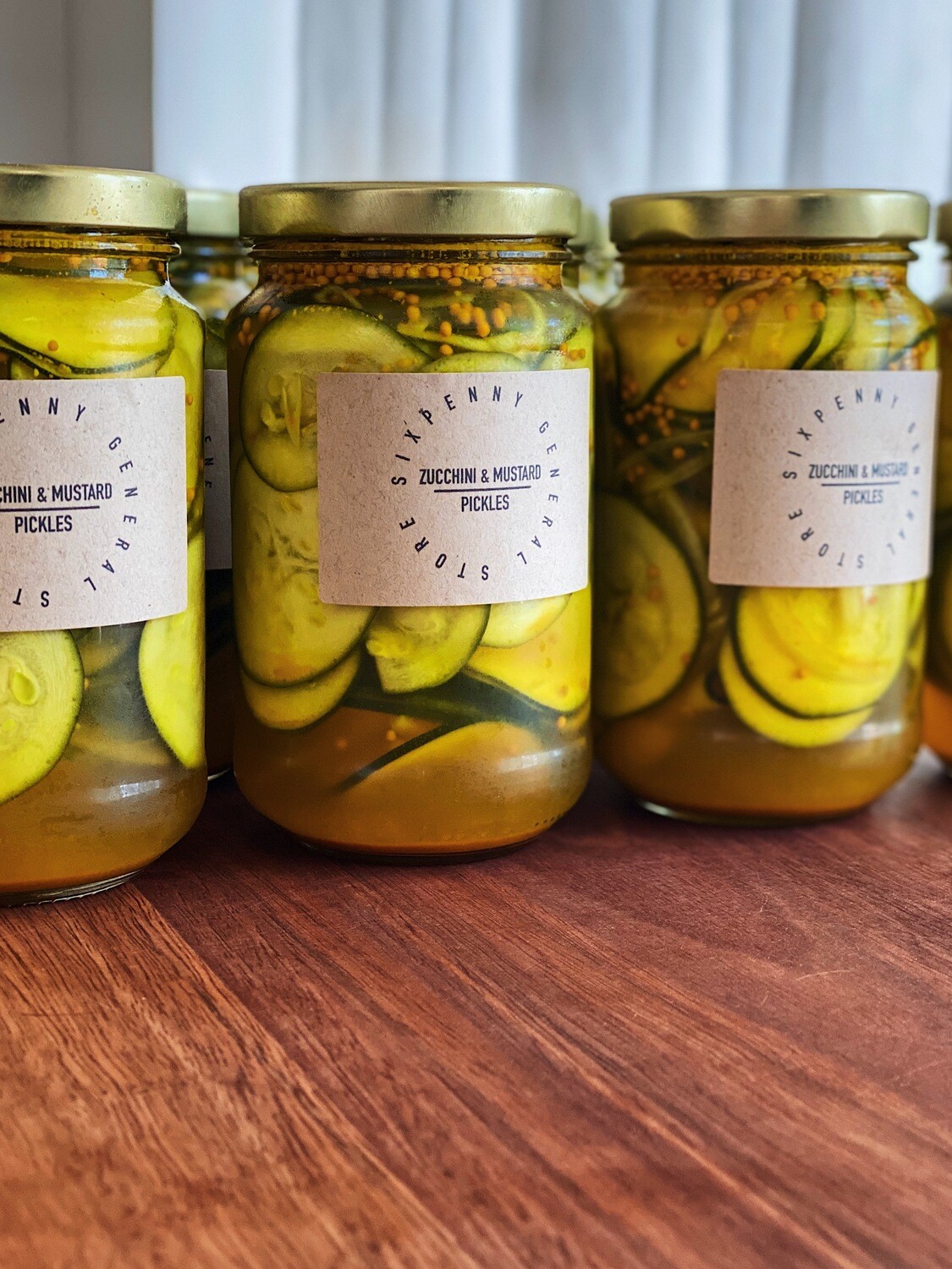 Zucchini & Mustard Pickles