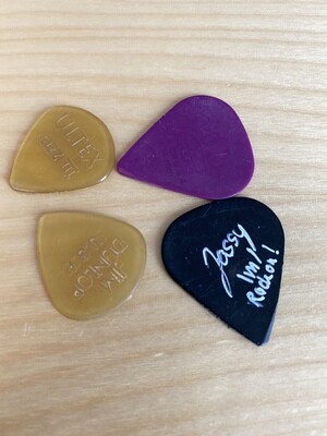 Signed & Used Authentic Guitar Pick