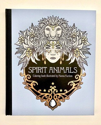 NEW - Spirit Animals coloring book, Hanna Karlzon