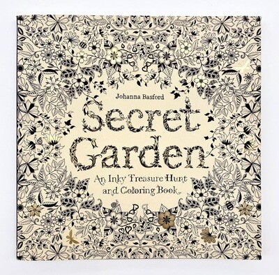 NEW - Secret Garden: An Inky Treasure Hunt and Coloring Book
