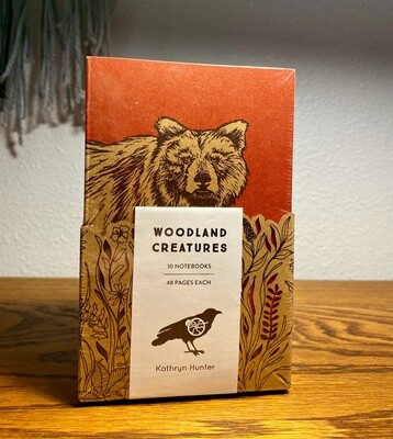 NEW - Woodland Creatures: A 10 Notebook Set, Hunter, Kathryn