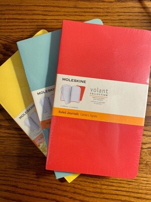 NEW - Moleskine Volant Journals (set of 2) Red, Brick Red