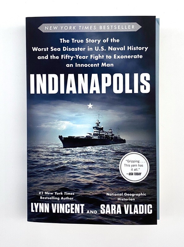 NEW - Indianapolis, true story the worst sea disaster, Lynn Vincent/Sara Vladig 
