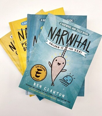 NEW - Narhwal Unicorn of the Sea (Narwhal and Jelly Book #1), Clanton, Ben