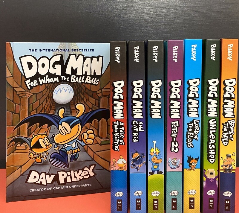 NEW - Dog Man For Whom the Ball Rolls (Dog Man #7), David Pilkey