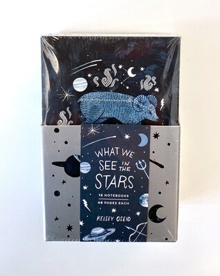 NEW - What We See in The Stars: 12 Notebook set, Oseid, Kelsey 