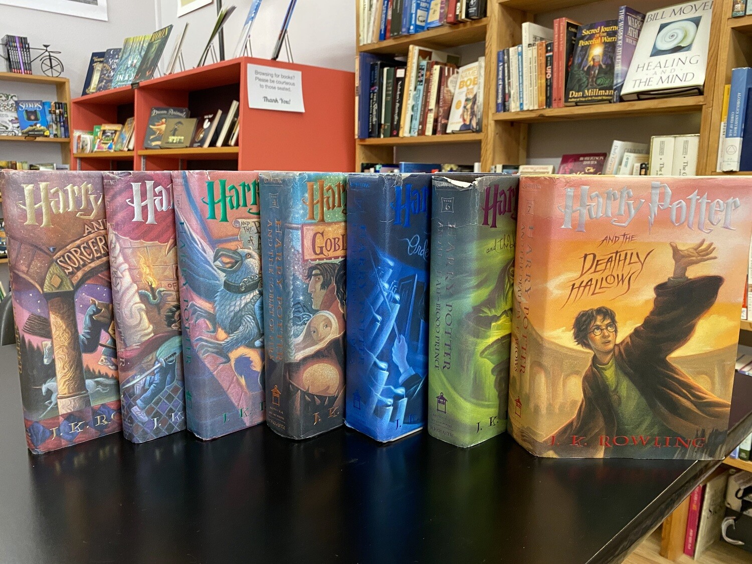 USED - Harry Potter 1st American Edition (Set of 7 Books)