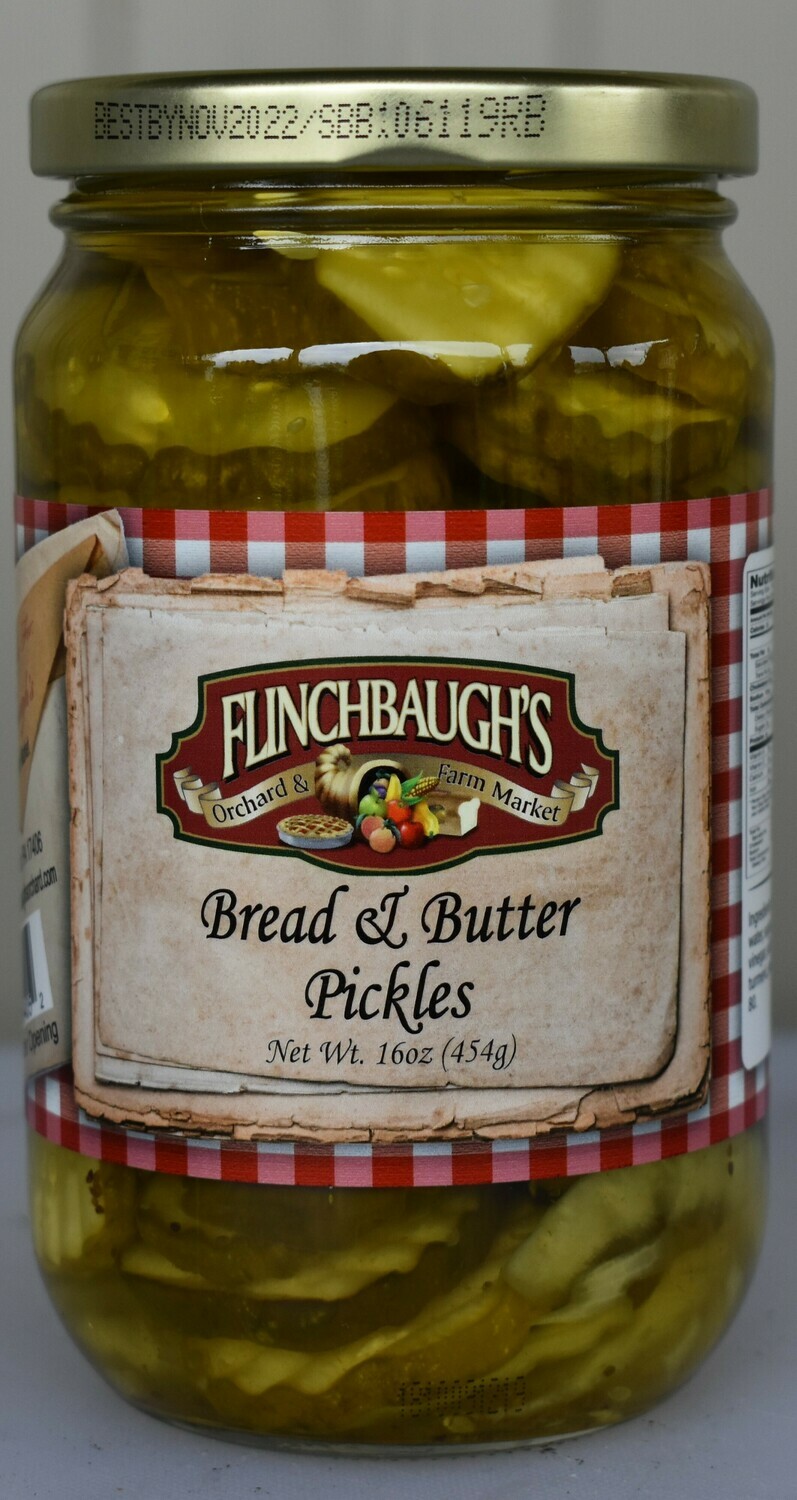 Flinchbaugh's Pickles, Variety: Bread and Butter