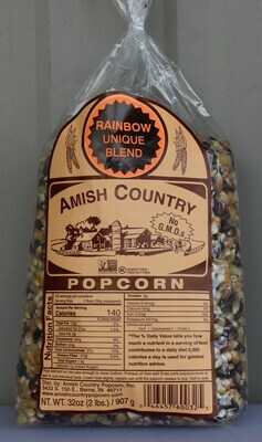 Amish Country Rainbow Popcorn