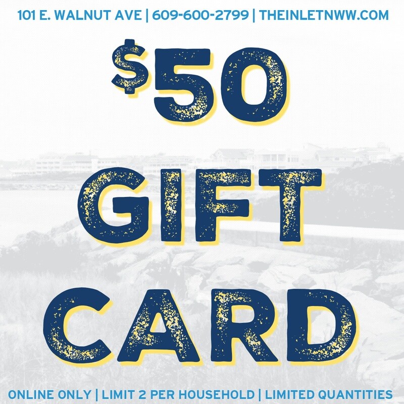Buy one $50 Gift Card get a $100 total gift card at pick up.