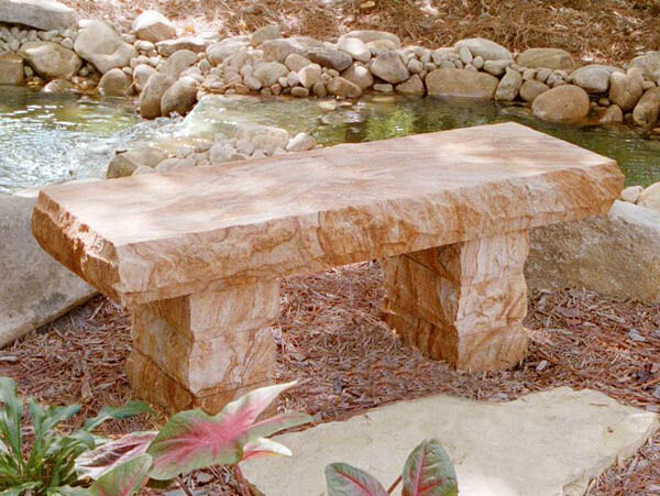 Bench Copper Sandstone 48”