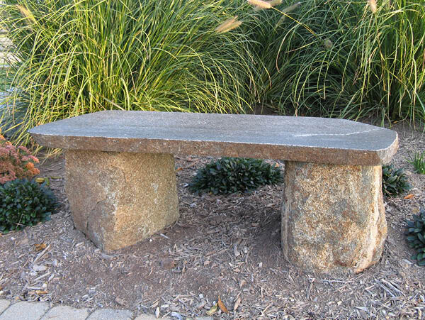 Bench Granite Boulder
