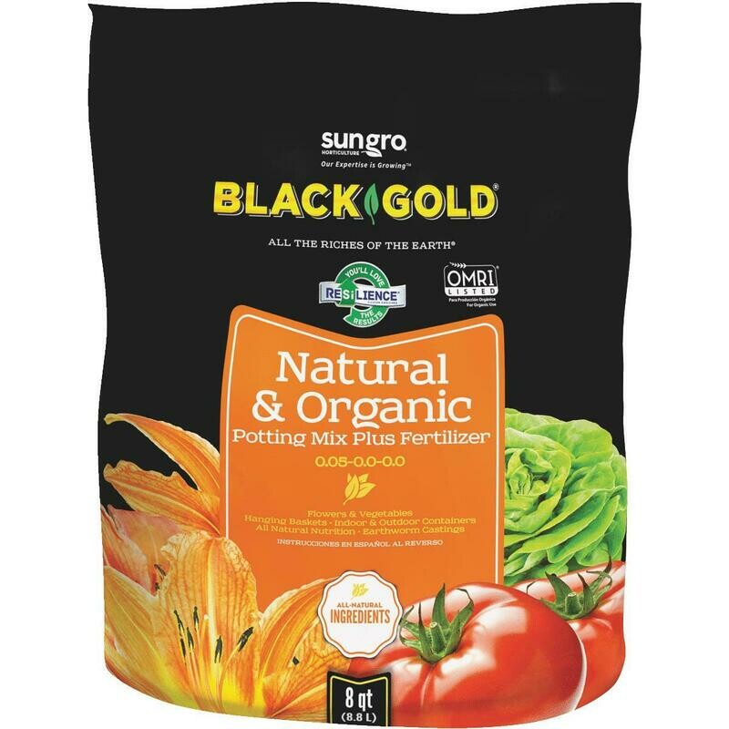 Black Gold Natural &amp; Organic Potting Mix - 8 quart
