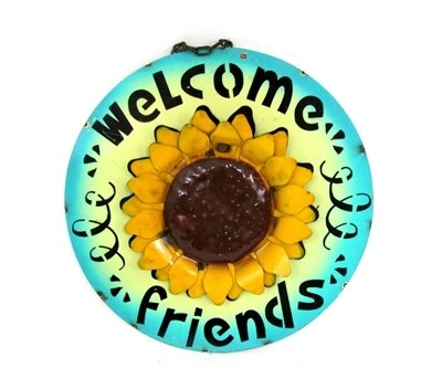 Sunflower Screen Welcome Friends
