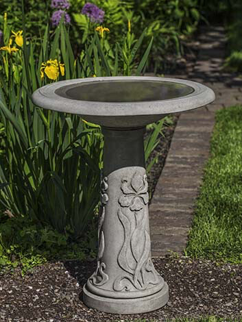 Iris Birdbath (FN)