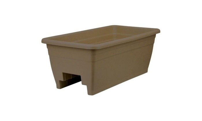 Deck Planter 24&quot; - Chocolate