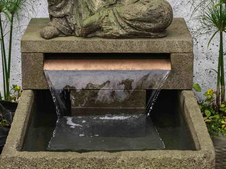 Antique Quan Yin Buddha Fountain
