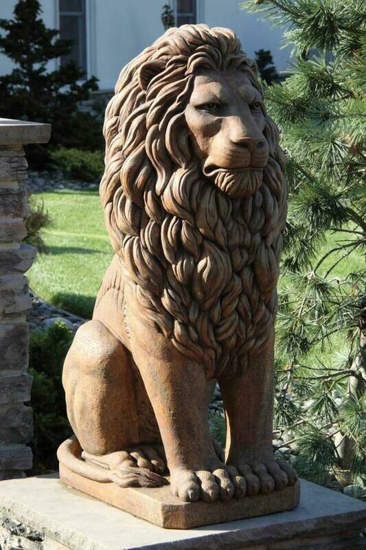 Large 48&quot; Grandessa Sitting Lion ds