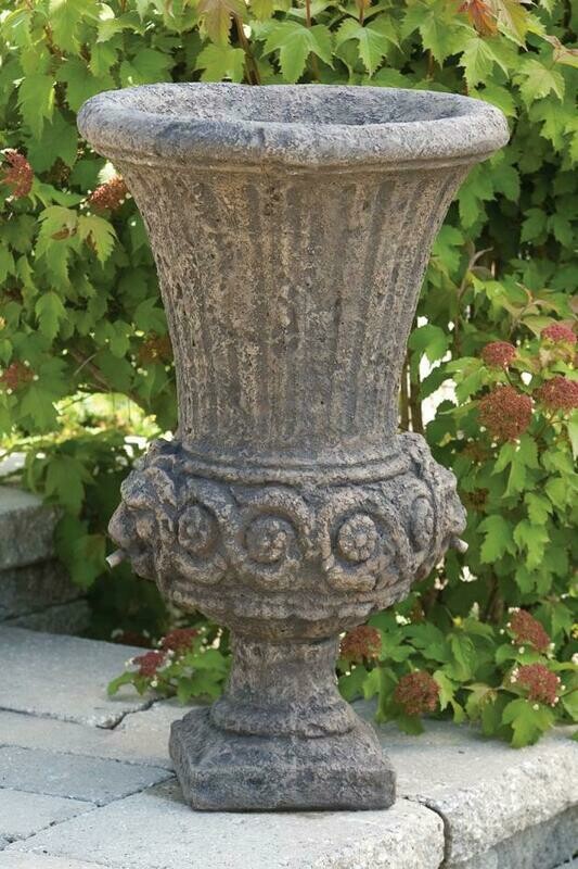 Lion Head Urn