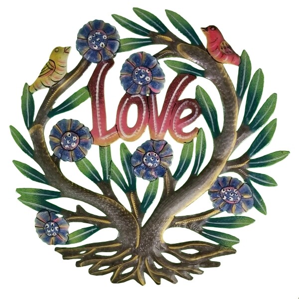 Painted Love Tree 12"