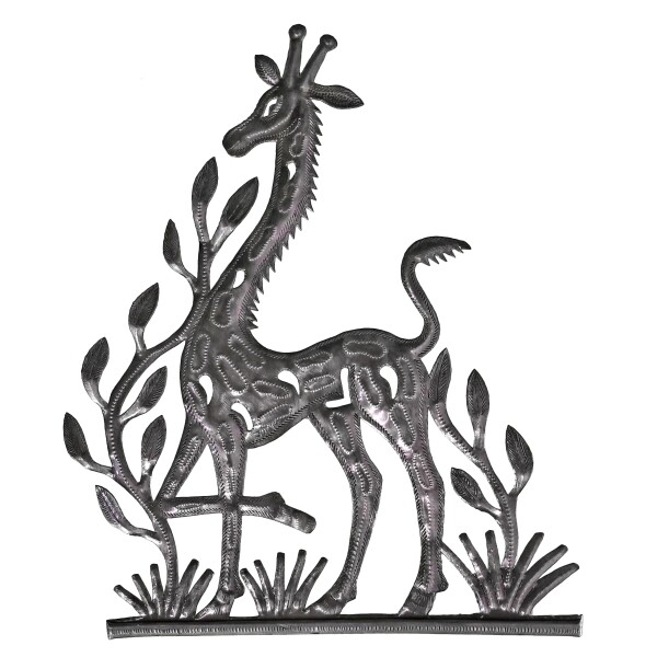 Giraffe on Bar 12.5&quot;x15.25&quot;