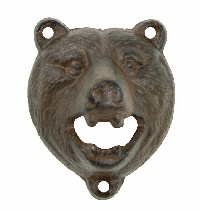 Bear Bottle Opener - Cast Iron