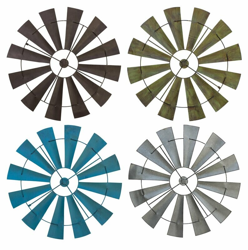 Old Farm Spinner Wall Hanging - 40&quot;