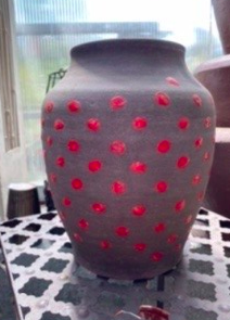 Red Spotted Planter