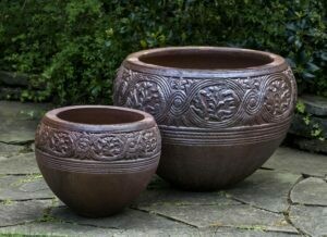 Mandalay Planter Black Clay