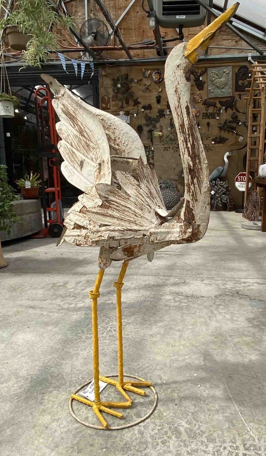 Egret Open Wings