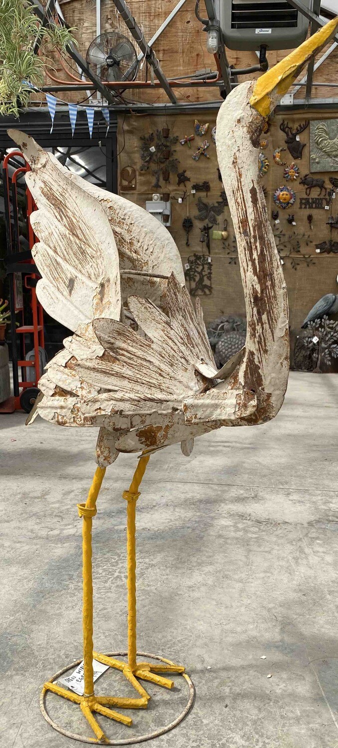 Egret Open Wings