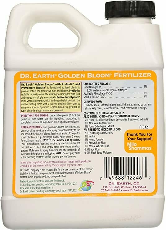 Dr. Earth Golden Bloom Fertilizer 1 quart