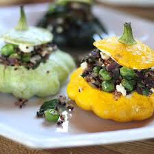 Squash Bush Scallop Organic Blend Seed