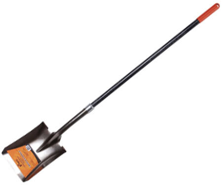Square Head Shovel with Fiberglass Handle