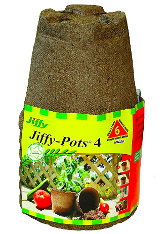 Jiffy Pot 4&quot; Round 6 Pack