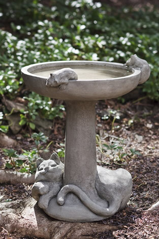 Cat Nap Birdbath AS