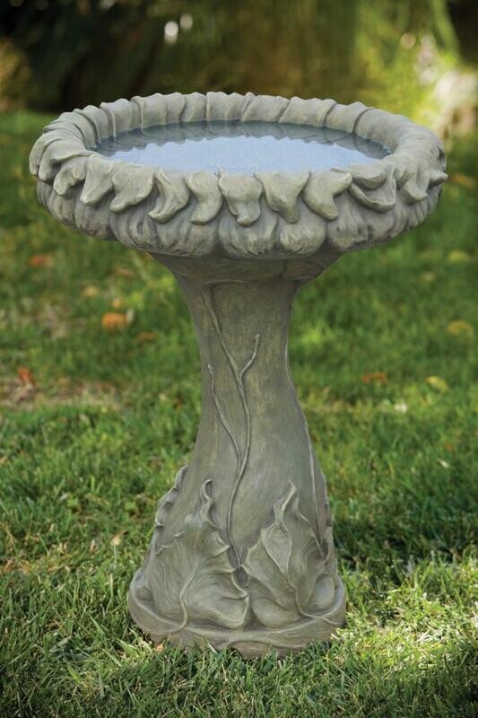 Sunflower Bird Bath