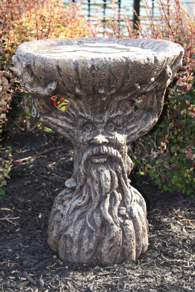 Old Sap Bird Bath/ One Piece